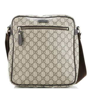 Gucci Front Zip Messenger Gg Coated #190357G86B